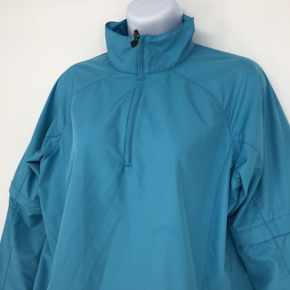 Nike Golf Teal Convertible Sleeve 1/4 Zip Light Jacket Women's Medium (8-10) - Picture 2 of 9